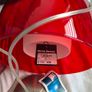 Set of red Fargo glass ceiling lamps Image 2