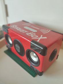 n gear Street Box Wireless Speaker Red