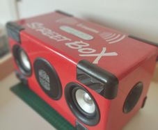 n gear Street Box Wireless Speaker Red