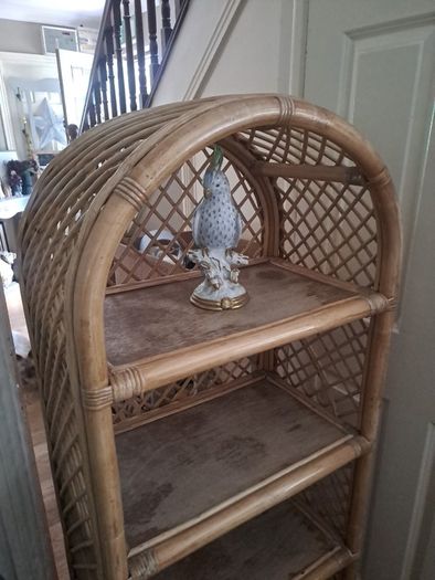 Vintage Cane Shelves Quality