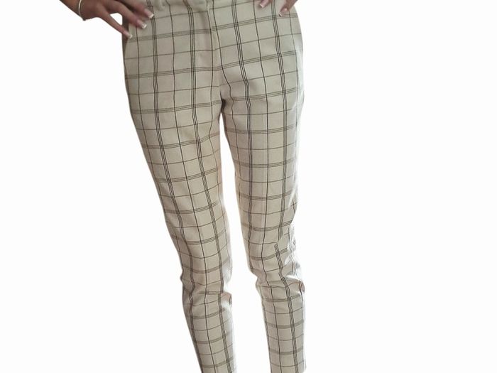 Tory Burch windowpane check Tailored Trousers