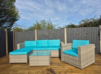 Garden Rattan Sofa Set, Exclusive Outdoor Furnitur