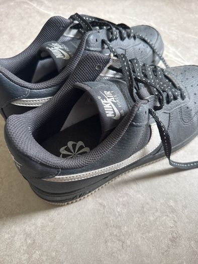 Nike AIR FORCE 1 '07 Anthracite/ Light Bone-White UK 6