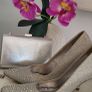 Laura B silver bling high heels Sz 7UK Image 6