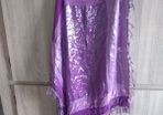 Purple silver scarf never worn