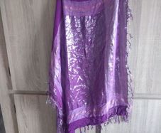 Purple silver scarf never worn
