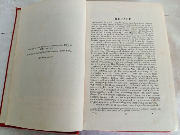 The Letters of Queen Victoria, 1st edition 1908