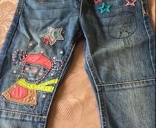 Girls next jeans 12/18 mths like new