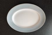 Blue and white platter