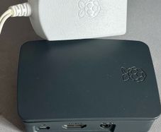 Raspberry Pi 3B+ with case and original adapter