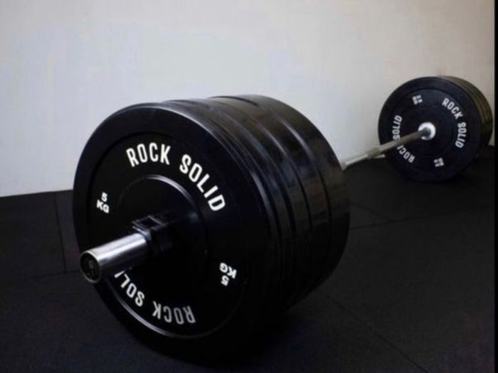 Olympic Barbell & weight plates (87.5kg)