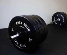 Olympic Barbell & weight plates (87.5kg)