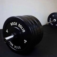 Olympic Barbell & weight plates (87.5kg)