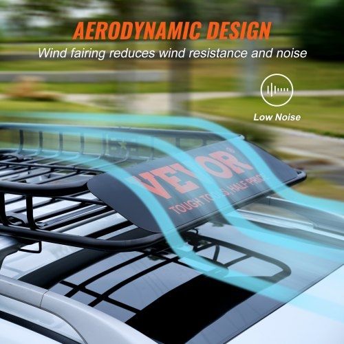 Roof Rack Cargo Basket, 64" x 39" x 6" Rooftop Cargo Carrier with Extension, Heavy-duty Steel 200 LBS Capacity Universal Roof Rack Basket, Luggage Holder for SUV, Truck
