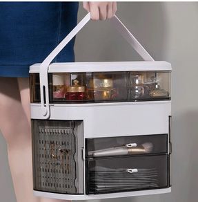 BRAND NEW Multi-Layer Jewelry Box With Mirror cosmetics organizer