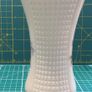 Irish Parian Donegal China Embossed Rose Patterned Vase Image 7