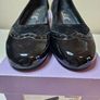 Ladies Da Bella Heeled Court Shoes Jules 58032Q leather black suede RRP 100 euro NEW & BOXED SIZE 4 UK fitting EE SALE Image 3