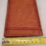 handcrafted made soft leather wallet,with designs ,, thank you,,was used,some wear and tear,,take as is .. Image 4