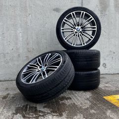 Genuine BMW Style 664M 19" Alloy Wheels - Like New, Michelin Tyres