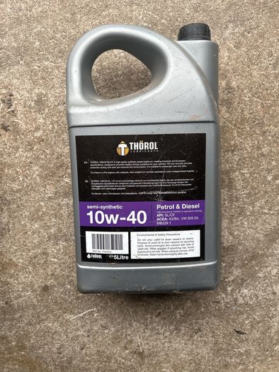 10w-40 Engine oil