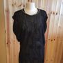 Unusual Black Patterned Dress Image 2