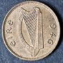 Beautiful Ireland 1946 Farthing 1/4 d coin Two-tone Image 3