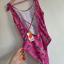 14years, With Tags Losan Pink "Paradise Palms" One-Piece Swimsuit Image 6