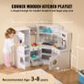 Kitchen Playset Kids Pretend Cooking Play Toy 24 Piece Accessories Image 4