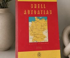 Vintage 1951 Shell Autoatlas Germany & 1951 ADAC Autobahn Map