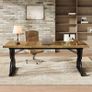 Large Office Computer Desk with Robust Metal Frame 180 x 80 x 75 cm Image 7