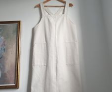 Seasalt Cornwall Denim Pinafore Dress Size Uk 16