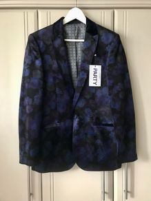 Harry Brown floral velvet blazer, new with tag (40)