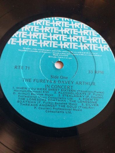 The Fureys and Davey Arthur.