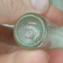 493 - Set of 6 Vintage Clear Glass Screw Cork Top Collectible Decorative Bottles and Jars Image 3