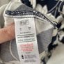 Navy & Cream F&f Floral Shirred long Dress Size 14 Image 4