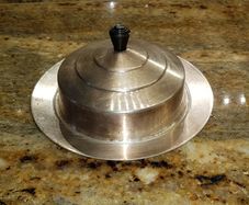 Butter Dish Silver EPNS