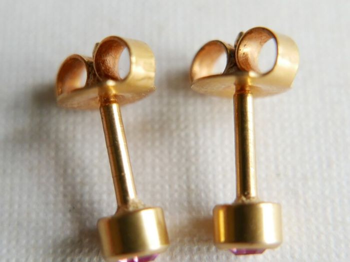 Quartz Crystal October Birthstone, 24kt Gold Plated  Earrings