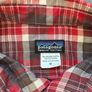 Vintage Patagonia Fjord Flannel Men's Medium Long Sleeve Button-Up Shirt - Red Image 2
