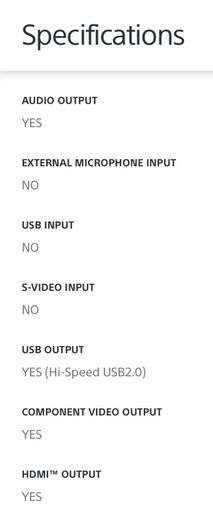 Sony Handycam Avchd Full Hd Video Camera