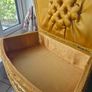 Vintage MidCentury 1950s Tapestry sewing box foorstool Image 5