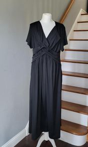 Shein black midi dress, Size 2XL / UK20