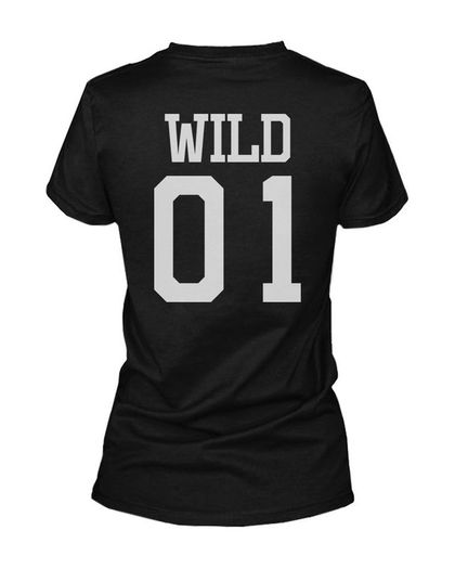 Sweet 01 Wild 01 Matching Best Friends T-Shirts