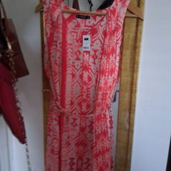 BNWT coral summer dress size 14