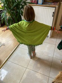 Handmade girls cloak/summer cape