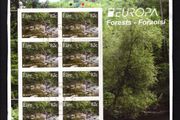 2011 Ireland Europa (Forests) Commemorative Stamps Plate 1A1A1A1A Fine CDS Used with Dublin cancel of 14th April 2011 (First day of issue) on envelope extract.