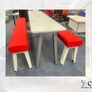 Steelcase High Table & 2 Benches - Grade A Image 5