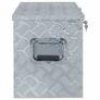 Aluminium Box 90.5x35x40 cm Silver Image 3