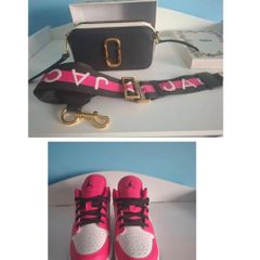 Marc Jacobs bag and Nike Jordan Trainers