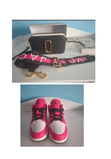 Marc Jacobs bag and Nike Jordan Trainers