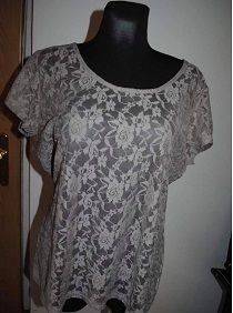 Brand new TU grey lace top size UK18 EU46 Postage included